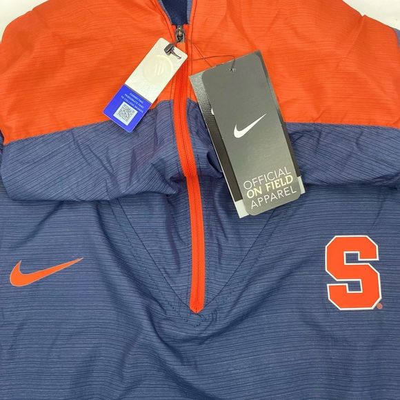 Nike Syracuse Orange Pullover Repel On-Field Jacket CQ5235-419 // Large New - Picture 10 of 11